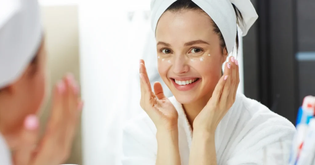 Young face daily skin care